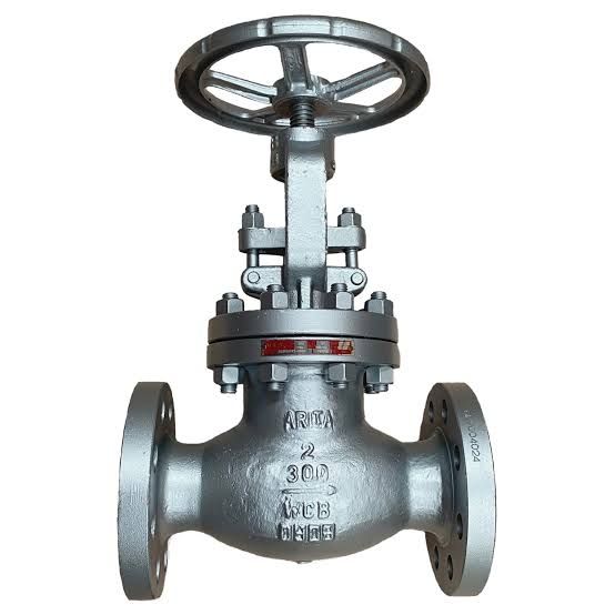 6" Arita Cast Steel Globe Valve Flange End to ANSI 300 with 6" Carbon Steel Spiral Wound Gasket ans300