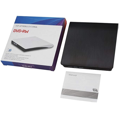 N/A Pop-up Mobile External DVD Drive DVD-RW
