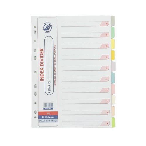 INDEX DIVIDER (10 X 1)
