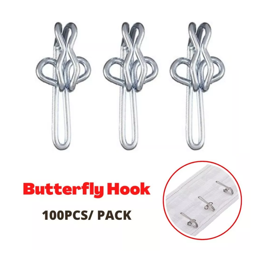 Butterfly Curtain Hook 28mm (100pcs/Box)