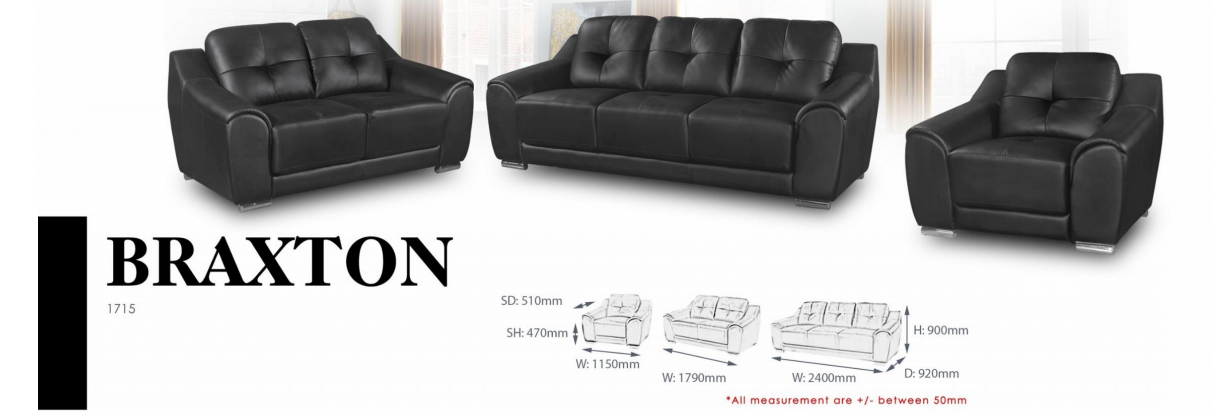 ITA OFFICE SOFA SET - BRAXTON 1715