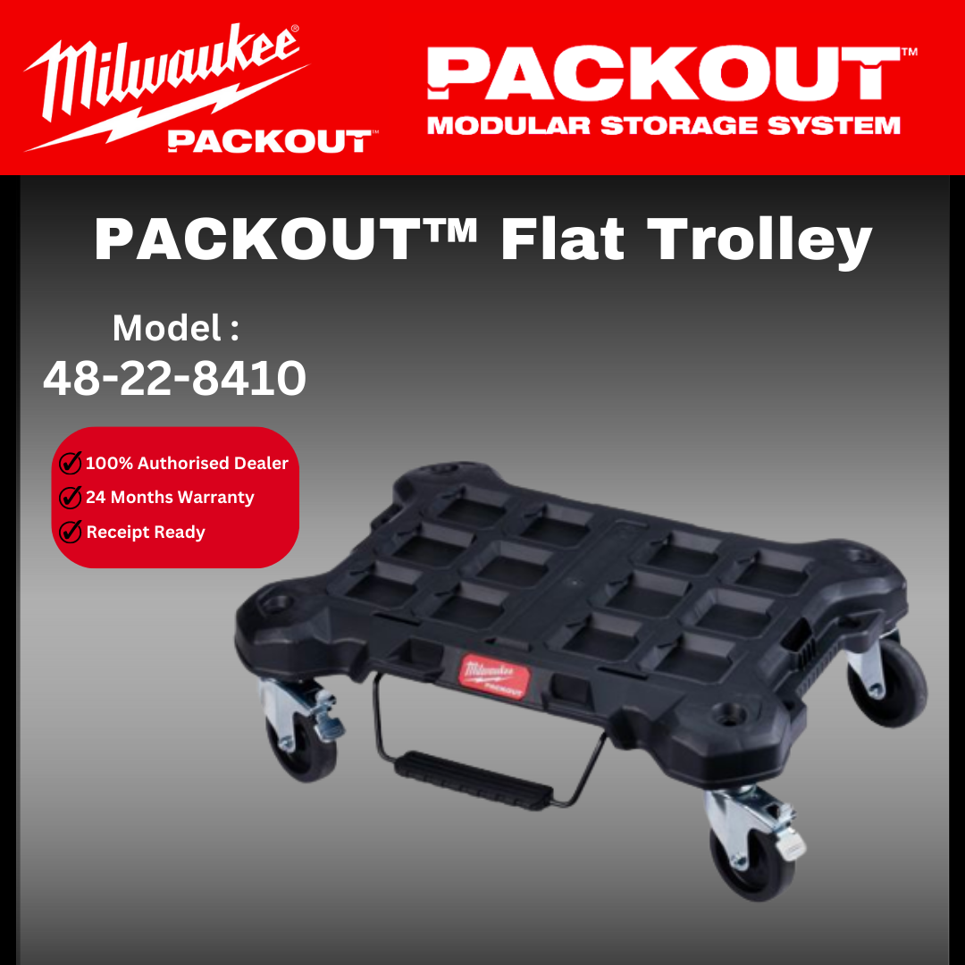 Milwaukee PACKOUT Flat Trolley / 48-22-8410 / Milwaukee Trolley / Packout Trolley