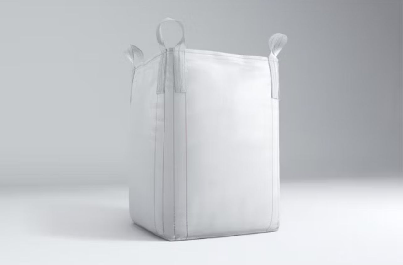 NA Jumbo Bag, Top Open, Bottom Flat Closed Designed with Inner Liner sewn Up (TOBC-L) 100 x 100 x 100cm, 1.3 tons Loadings