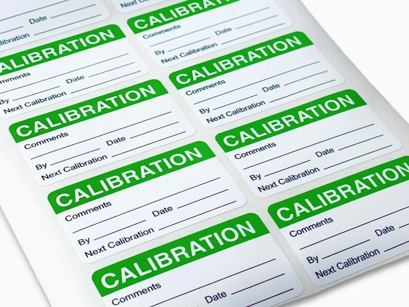 CALIBRATION STICKER (CUSTOM-MADE)