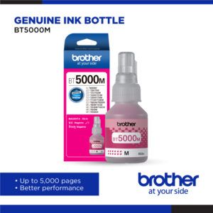 Brother BT-5000M Original Magenta Refill Ink Tank Bottle 5,000 Pages