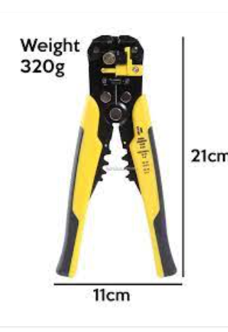 5 in 1 WIRE STRIPPER & CRIMPER Self Adjustable Crimper Pliers Cable Cutter