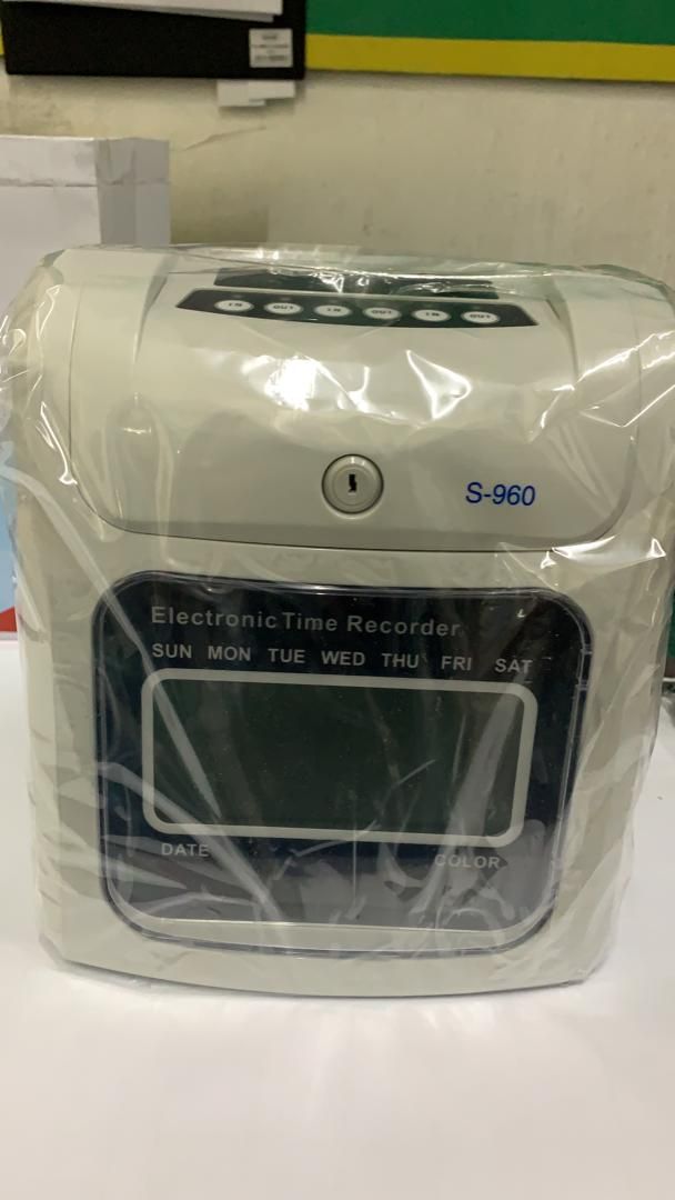 Aibao S-960 Electronic Time Clock Time Recorder Recording