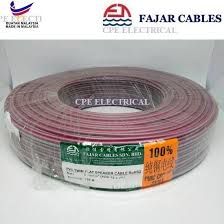 Fajar Speaker Cable 0.75MM 42/0.15 x 2 Core (100% Pure Copper) 100M