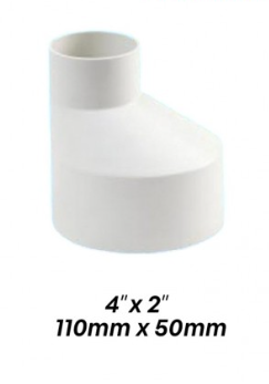 ATKC UPVC Fittings Reducing Socket 4" x 2" (110MMx50MM)