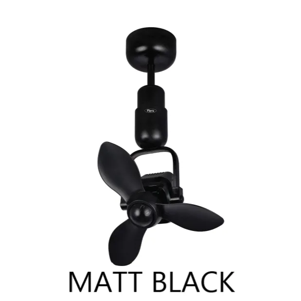 SE SETIA ELECTRIC DEKA SERIES 16" CIELING FAN REMOTE TINY 16 (MAT BLACK)