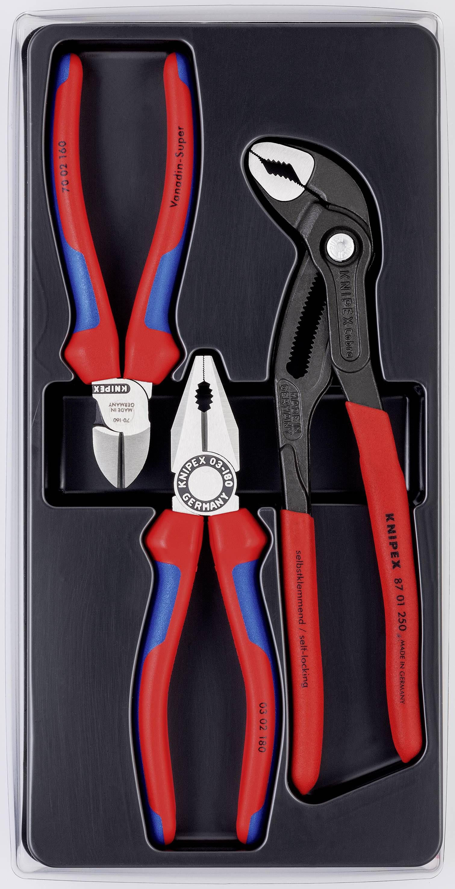 Knipex *Knipex 00 20 10 3-Piece General Purpose Set