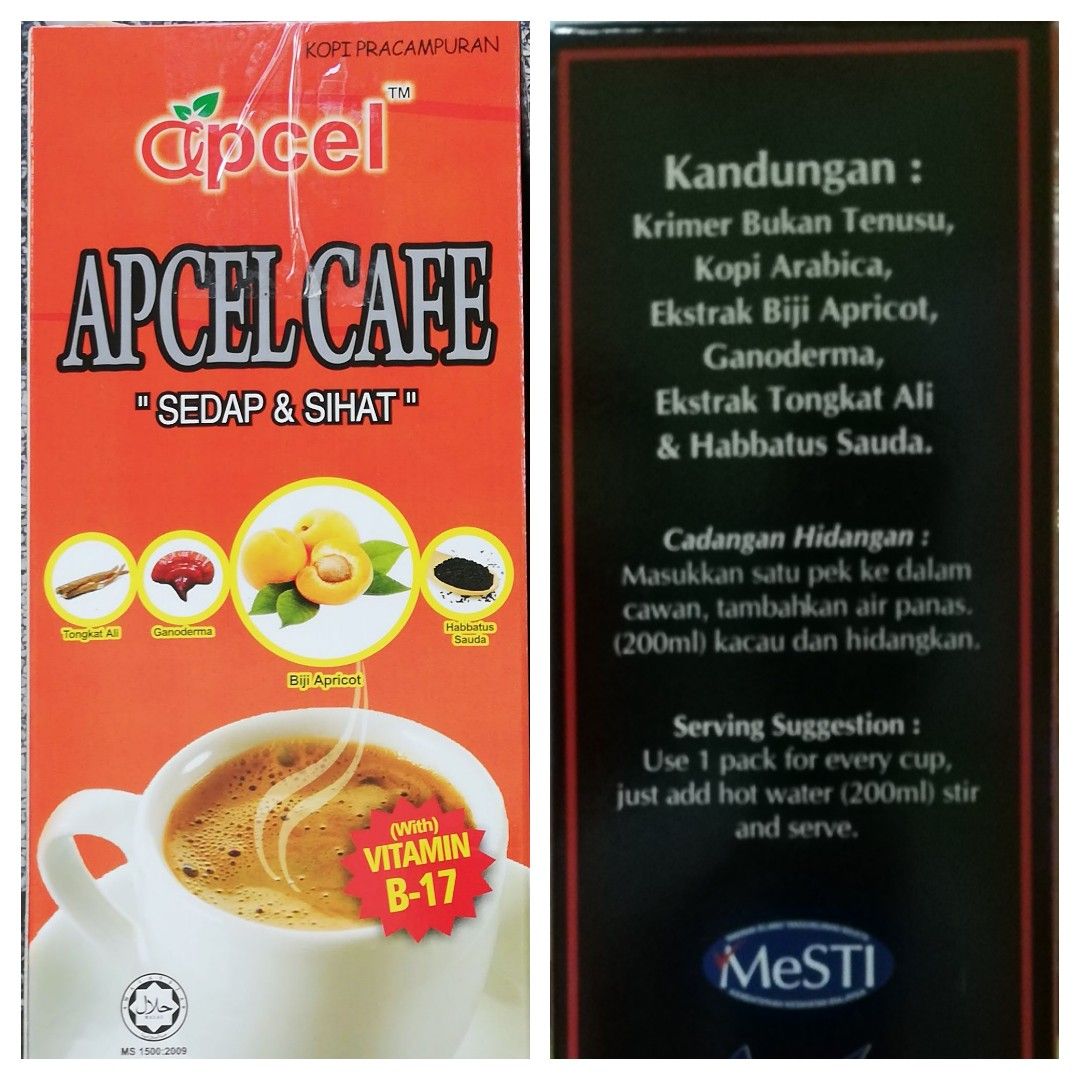 Kopi campuran Apcel Cafe (Sedap & Sihat)