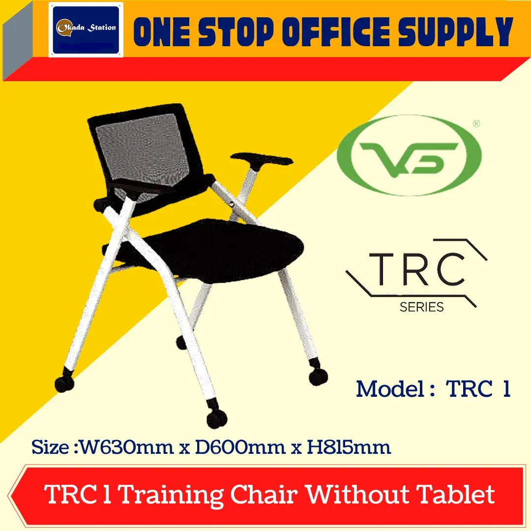 TRC 1 Training Chair Without Tablet / Foldable Chair Without Writing pad / TRC Series / Office Chair / Training Chair / Folding Chair / Study Chair