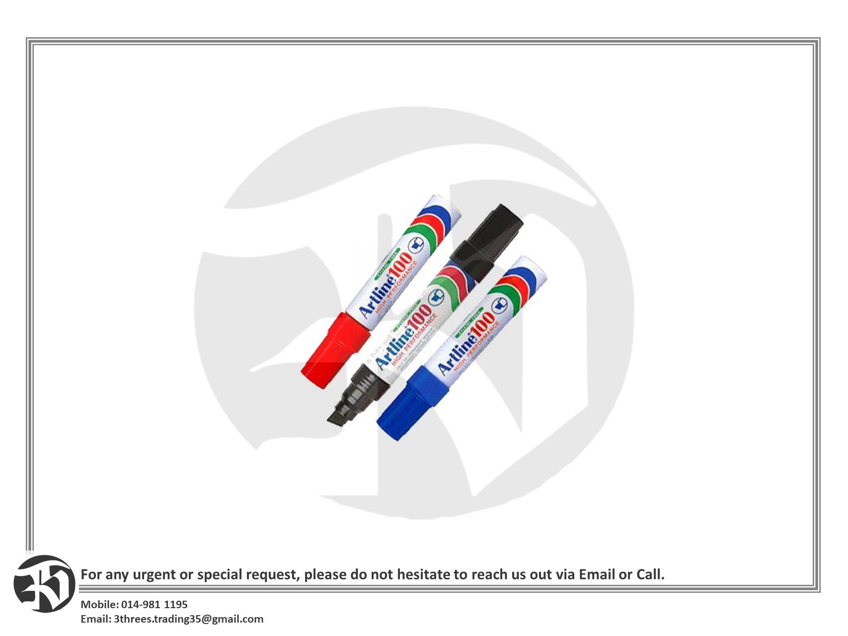Artline 100 Giant Permanent Marker