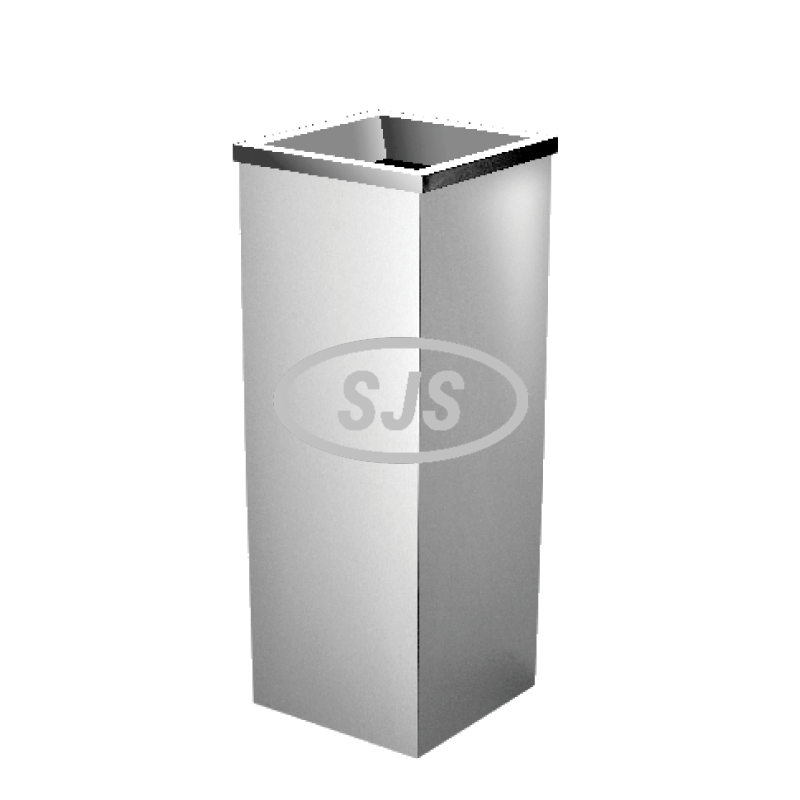VIP STAINLESS STEEL SQUARE BIN C/W OPEN TOP (SS102OT‐3IN1)