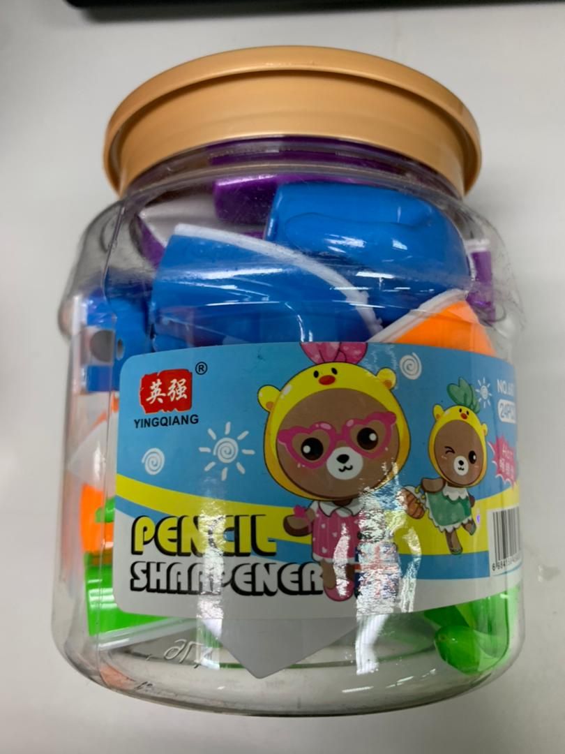 PENCIL SHARPENER YINGQIANG 24PCS/DRUM
