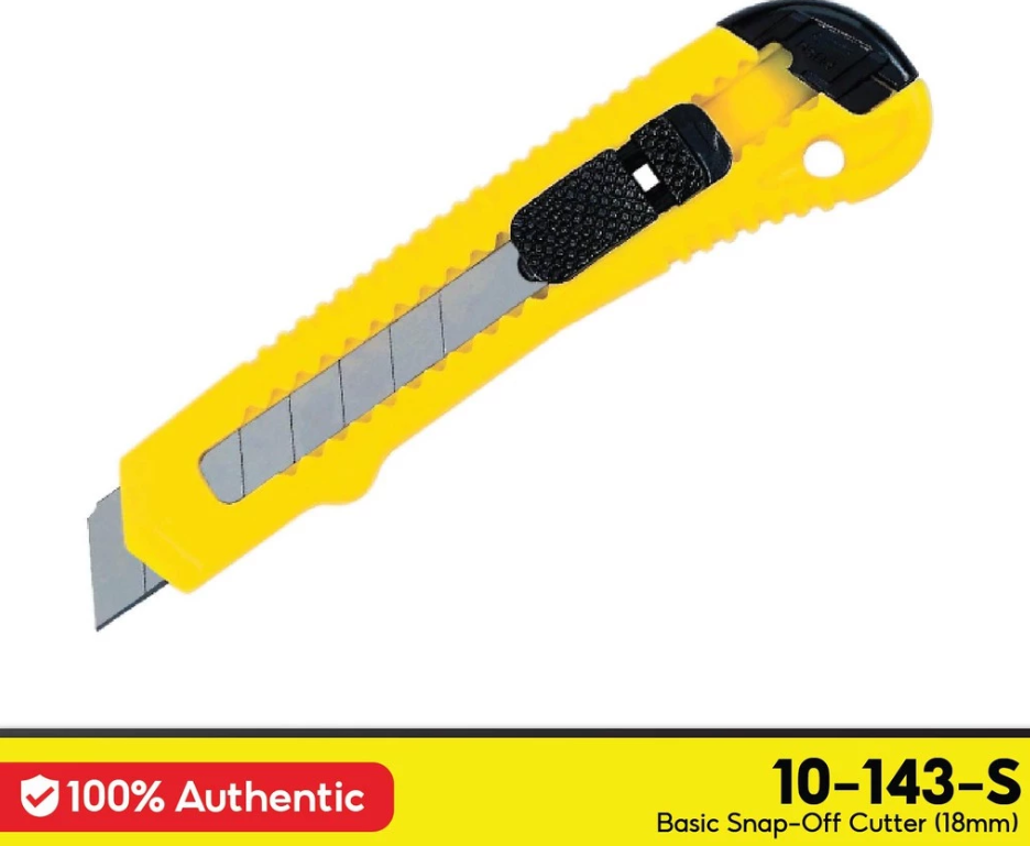 STANLEY BASIC SNAP-OFF KNIFE (18MM) 10-143-S