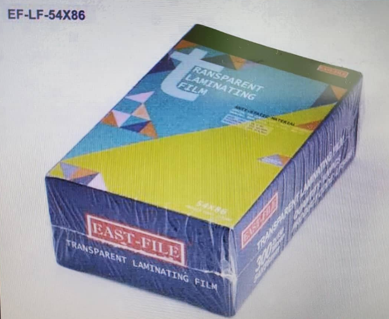 EAST-FILE LAMINATING FILM 54 X 86mm 150mic 100s