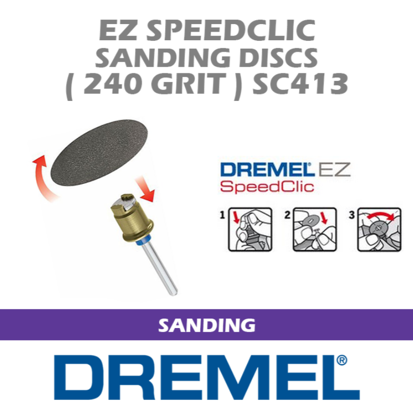 DREMEL EZ SPEEDCLIC SANDING DISCS SC413