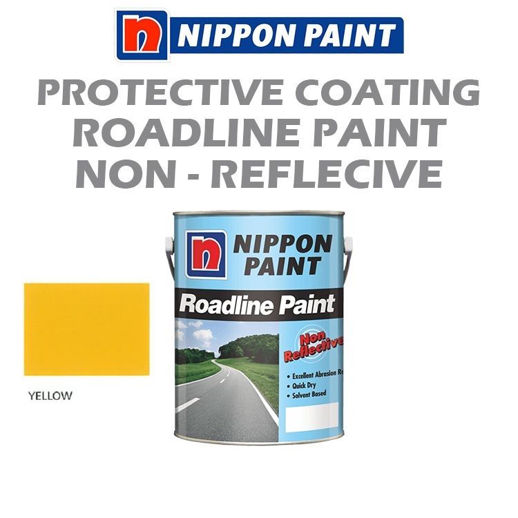 NIPPON HIGH PERFORMANCE PROTECTIVE COATING - NON-REFLECTIVE ROADLINE PAINT - YELLOW