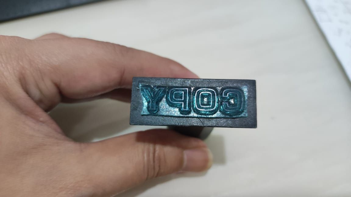COPY Rubber Stamp