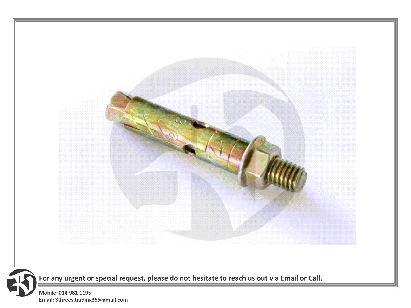 Wall Plug Sleeve Anchor Metal