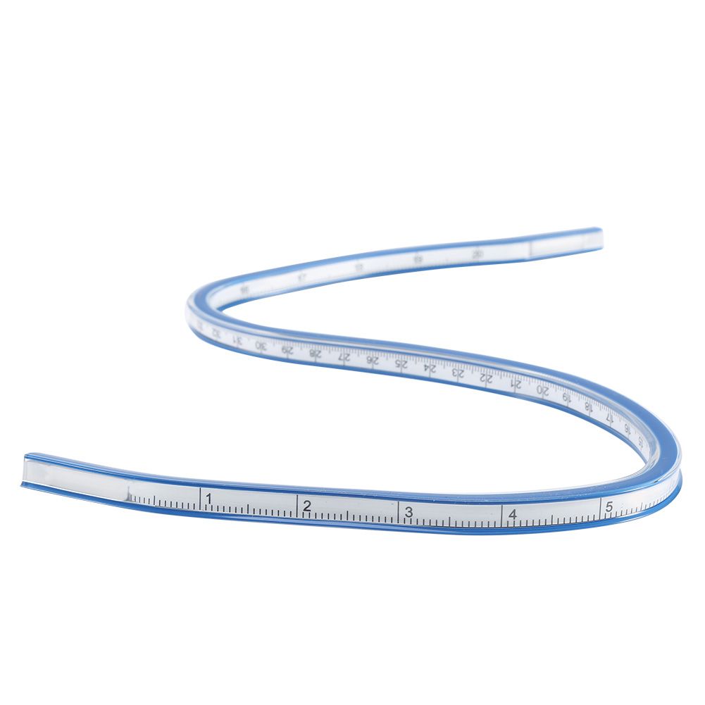Flexible curve ruler