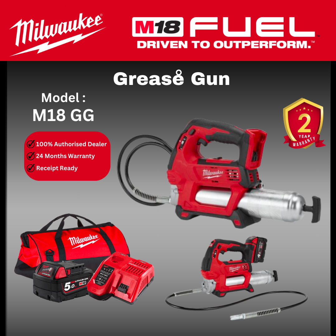 Milwaukee M18 Grease Gun / GG / Grease Gun / Grease Pump / Grease Pressure / Milwaukee Grease Gun