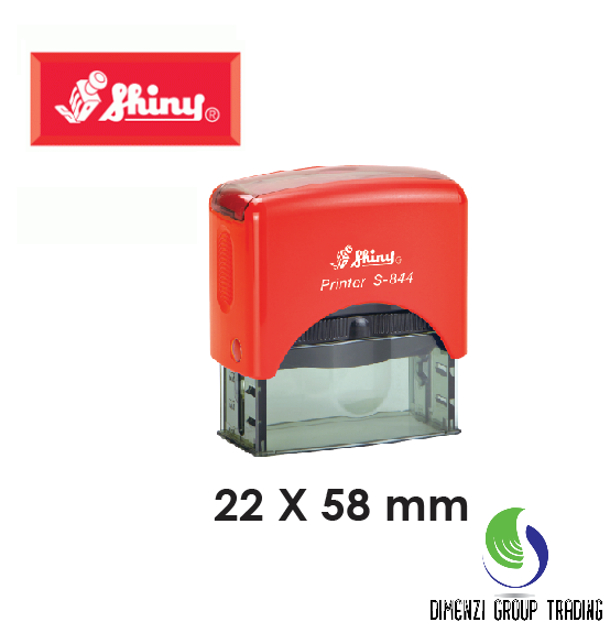 SELF INK RUBBER STAMP SHINY S-844 (22 X 48MM)