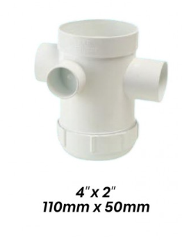 ATKC UPVC Fittings Floor Gully With I/O 4" x 2" (110MMx50MM)