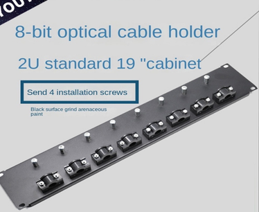 8 PORT OPTICAL FIBER HOLDER STANDARD 19” ODF OPTICAL DISTRIBUTION FRAME ODF201