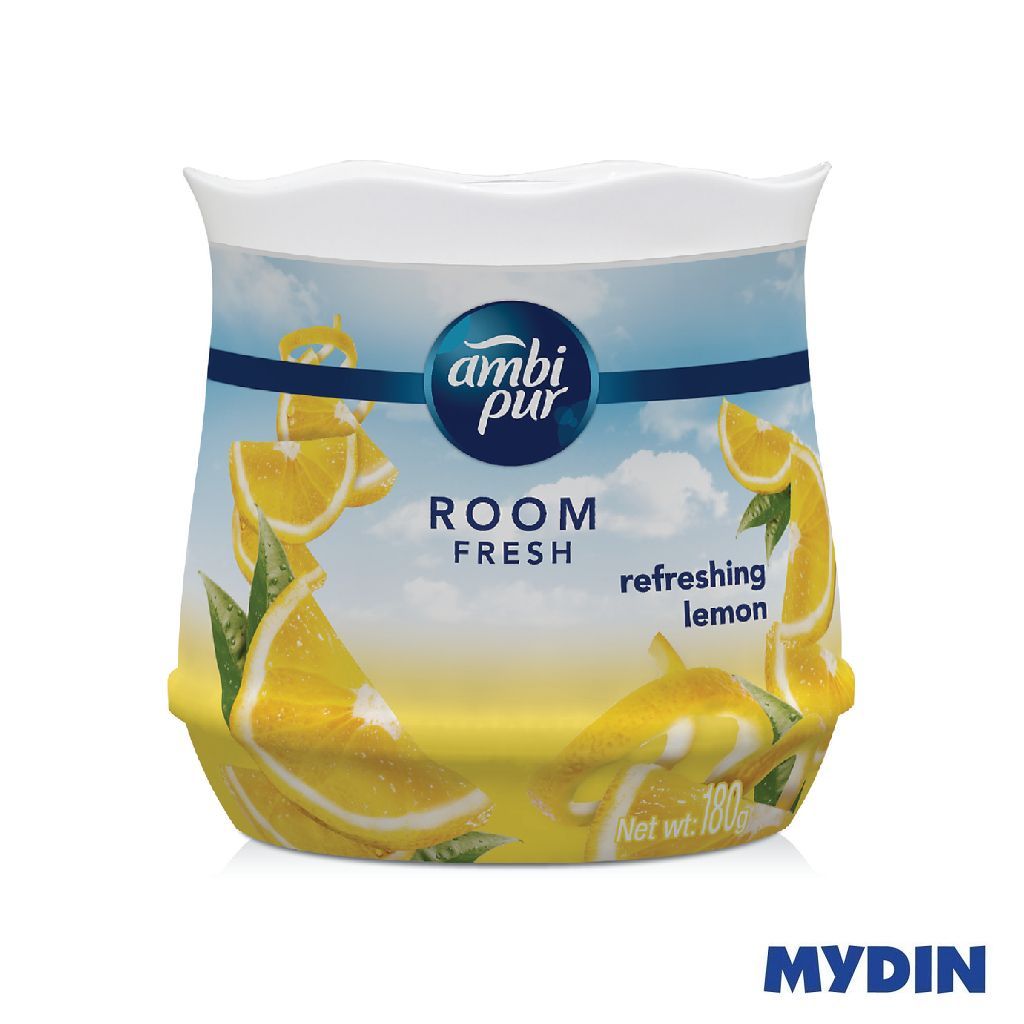 Ambi Pur Room Gel Fresh Lemon 12 unit x 180g