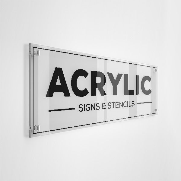OEM Acrylic Signage Custom Design 5ft x 1.5f
