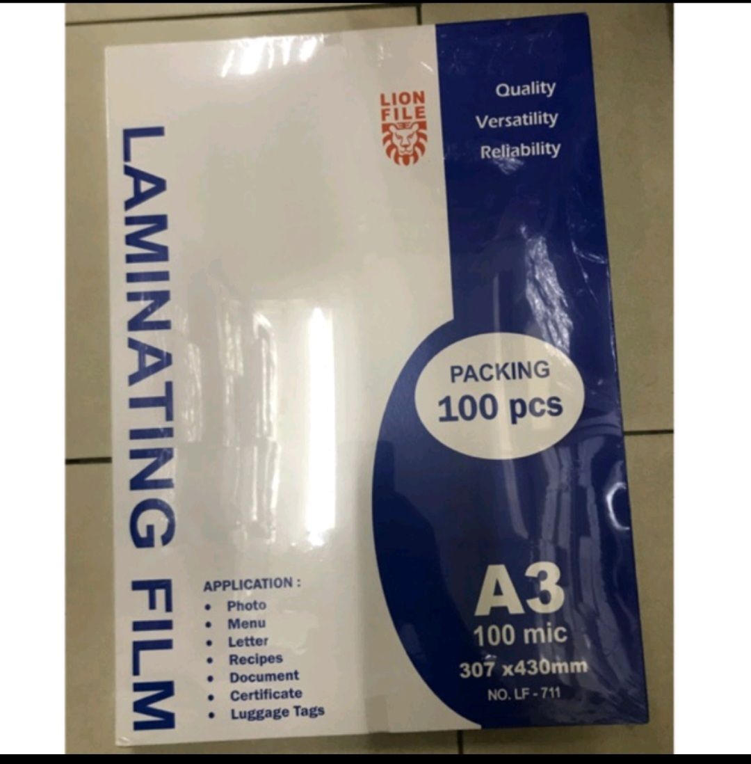 Laminating Film A3