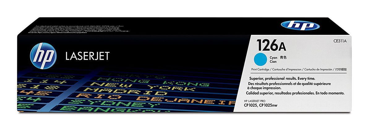 HP 126A Cyan Original LaserJet Toner