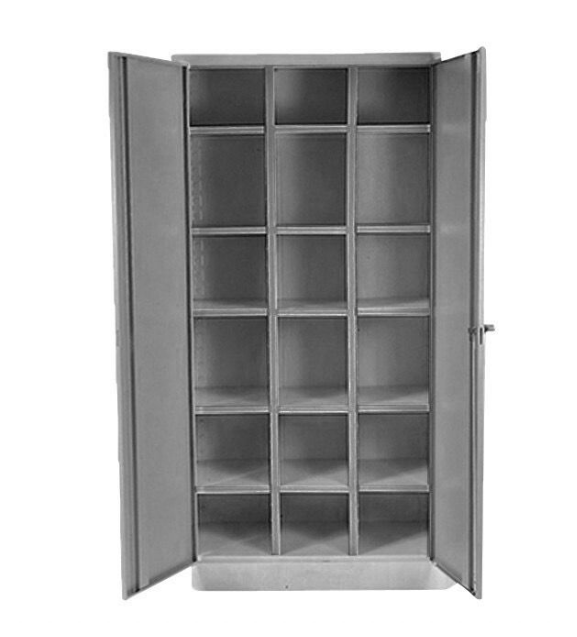 SPH18/3615-S Full Height 18 Pigeon Hole Cabinet WITH SWINGING DOOR / Full Height Cabinet / Cabinet / Metal Cabinet / 18 Pigeon Hole / Pigeon Hole Cabinet / 18 Hole Cabinet / Full Height Pigeon Hole / Steel Cabinet