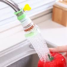 360 Adjustable Flexible Kitchen Faucet Tap Extender Splash-Proof Water Outlet Head Water Saving Sprayer Filter Diffuser