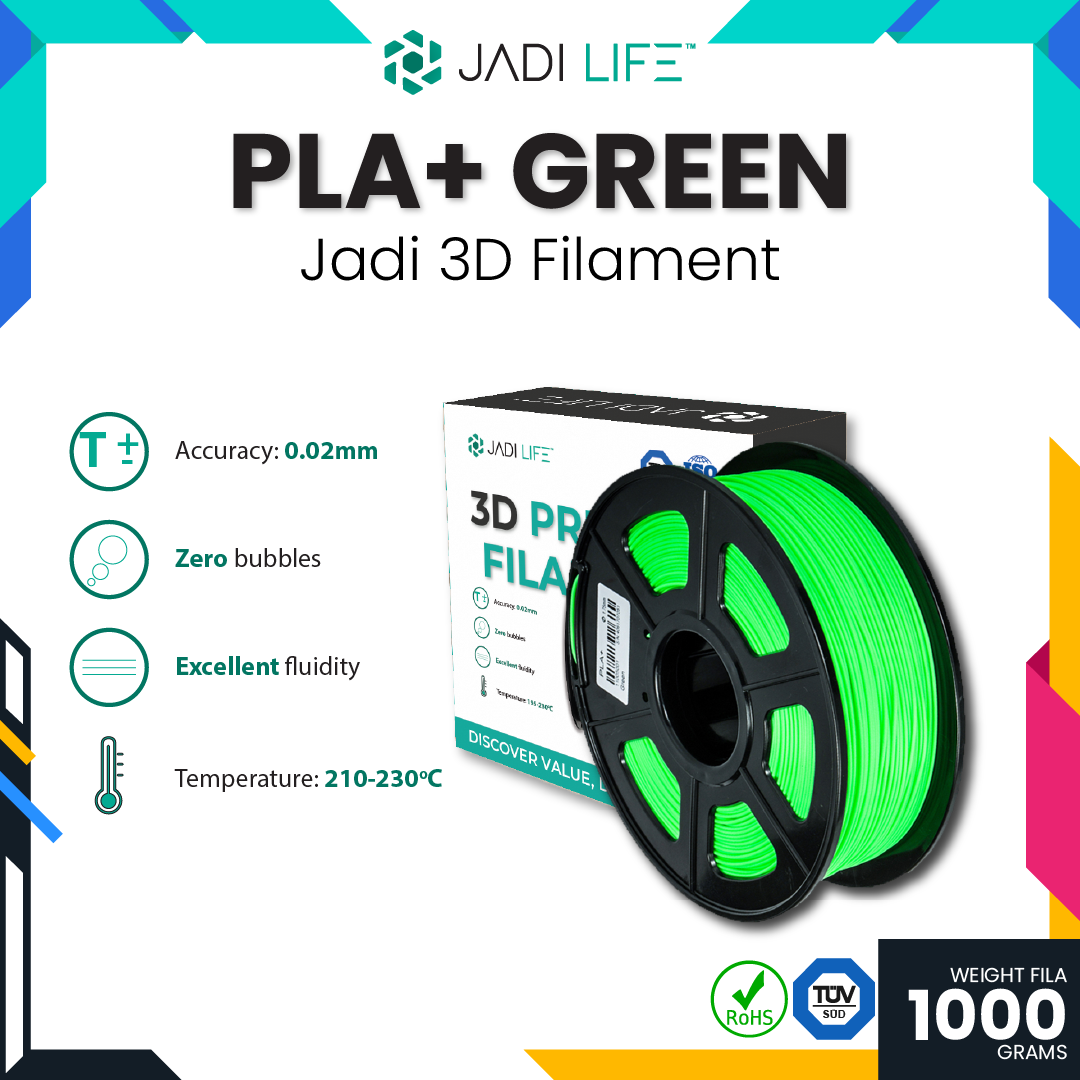 PLA 3D PRINTING FILAMENT BIODEGRADABLE MATERIAL JADI LIFE 340M 1.75MM