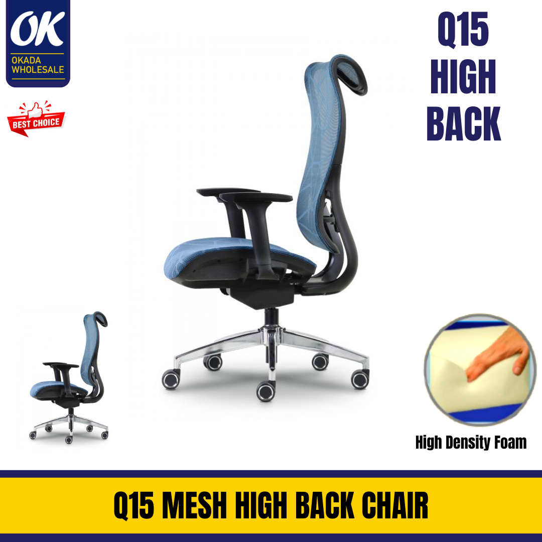CLASSIC Q15 MESH HIGH BACK CHAIR / OFFICE CHAIR / KERUSI PEJABAT