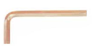 Temo 5mm Safety L Hex Wrench - Be-Cu