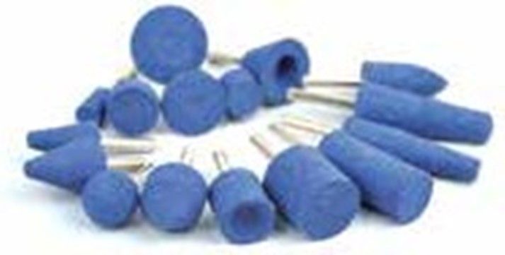 Temo 19*8*3mm Type B61 Vitrified CBN Mounted Point for Stainless Steel - 10pcs/pk