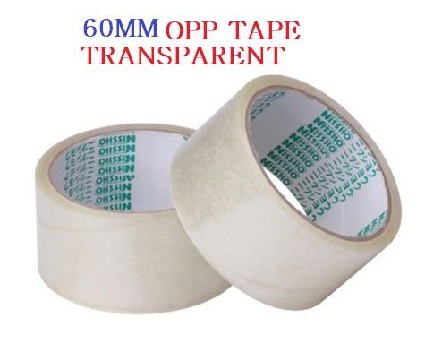 OPP TAPE 2.5" 60mm / PACKING TAPE / CARTON TAPE ( TRANSPARENT ) 2.5" RTSB
