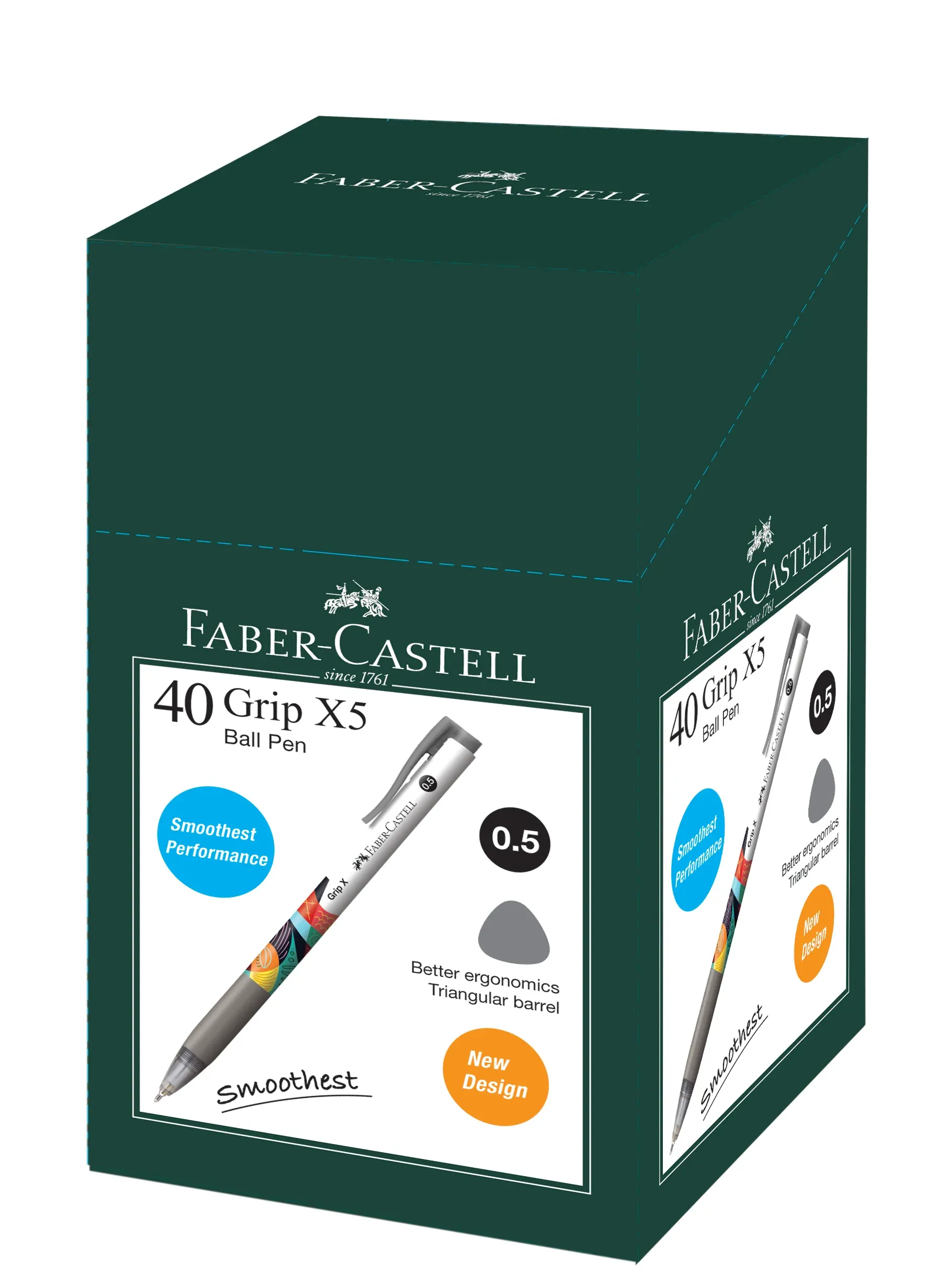 FABER-CASTELL GRIP X PEN 40'S
