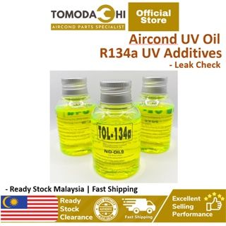 TOMODACHI R134a Compressor Air Cond Oil UV Dye Leak Additives 70ml Check Bocor Treatment AC