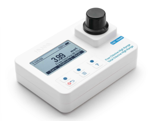 Hanna HI97734 Free & Total Chlorine High Range Portable Photometer with CAL Check - meter only
