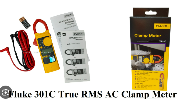 Fluke 301C True RMS AC Clamp Meter,1000A AC range