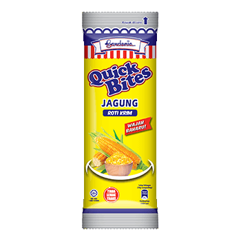 Gardenia Bread QuickBites Jagung Cream Roll - 50g/piece