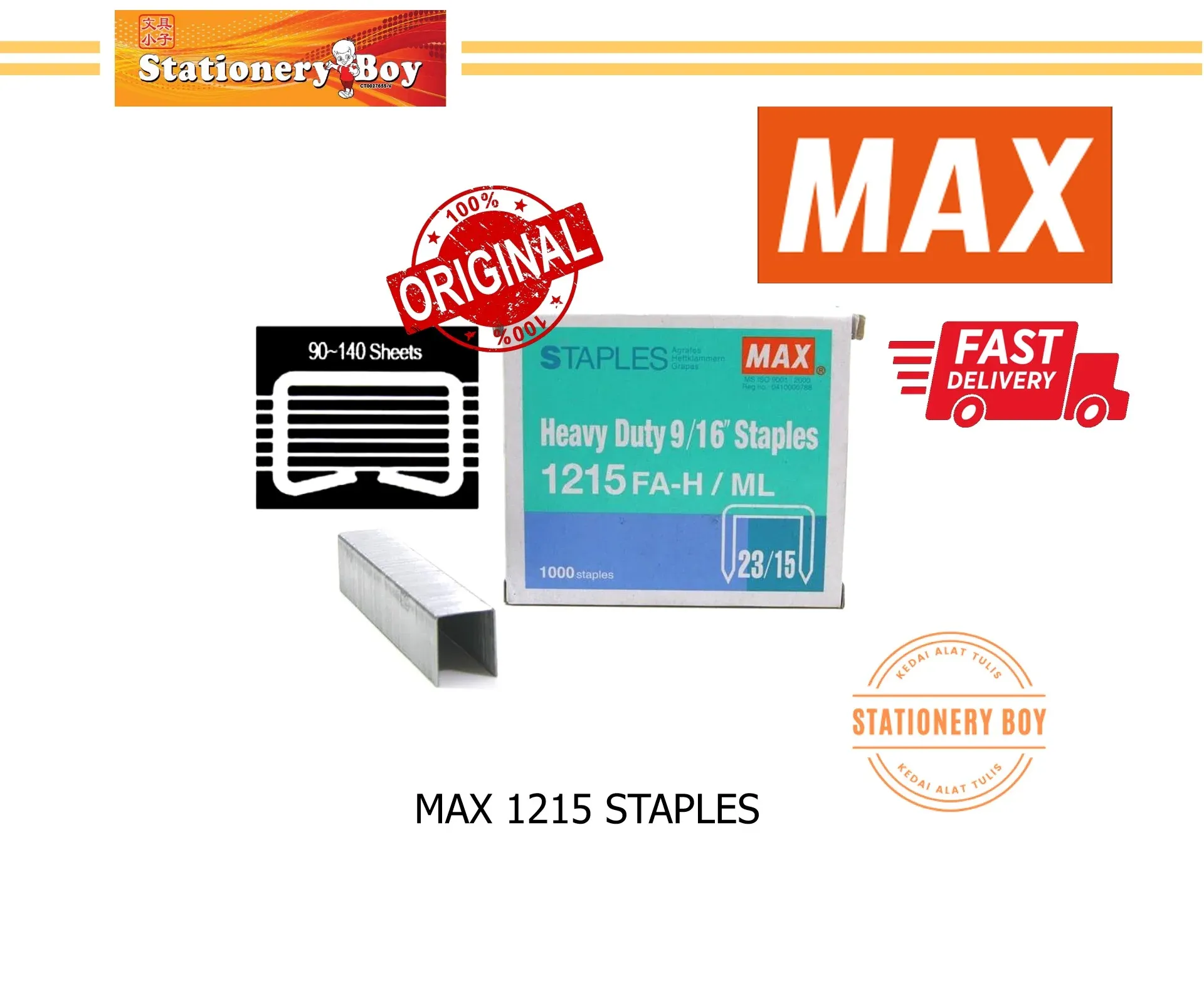 MAX 1215 Staples / Dawai Kokot