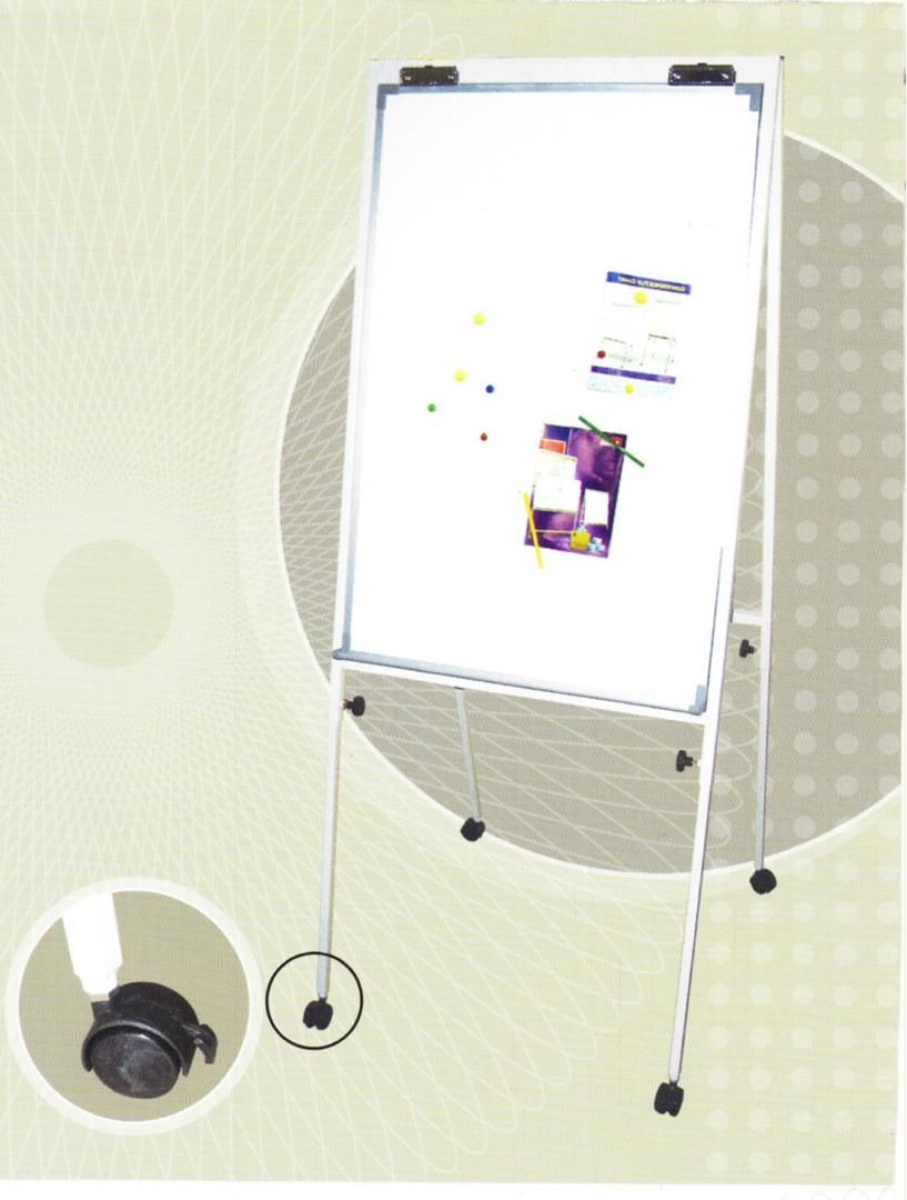 ECONOMY FLIP CHART BOARD WITH WHEELS-(2' x 3') (3' x 4') / Flip Chart / Economy Flip Chart Board / Whiteboard / Flip Chart Board With Wheels