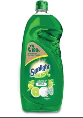 SUNLIGHT DISHWASHING LIQUID - LIME (800ML) BOTTLE